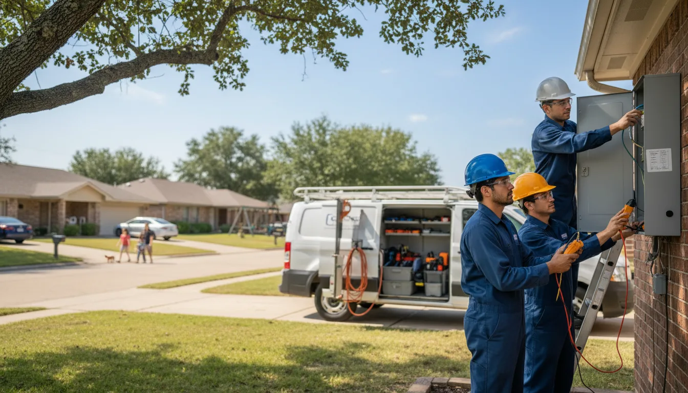 Certified electrician providing emergency electrical services in Twin City, GA